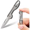 KeyUnity KK05 Mini coltello tascabile in titanio per l'uso quotidiano - Lama pie