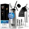 Thiru sifone da cucina inox 500 ml con toolbox - sifone panna montata, monta pan