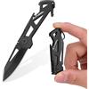 FLISSA Mini Coltello da 47 mm in Acciaio 7CR17MOV - Coltello Multiuso Compatto c