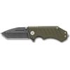 AUSONIA - Coltello da tasca lama in acciaio inox manico in G10 con frangivetro C