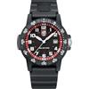 Luminox Orologio analogico al quarzo svizzero da uomo con cinturino in plastica XS.0335, Nero, cinghia