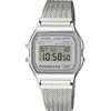Casio Orologio A158WEM-7EF Vintage Iconic Digital Argento Grigio