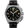 TW Steel Swiss Canteen Mens 46mm Quartz Chronograph Watch with Leather Strap