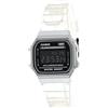 Casio Orologio Unisex - A168XES-1BDF Quadrante Nero, Cinturino Argento, Bracciale, Bracciale