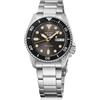 Seiko SRPL79K1 5 Sports SKX Orologio automatico in acciaio inossidabile da uomo, cassa da 38 mm, nero/argento