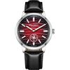 Sea Gull SEA-GULL Orologio meccanico automatico da uomo, quadrante Polaris Sub, movimento Seagull ST17, lancette luminose, vetro zaffiro, acciaio inossidabile 316L, resistente all'acqua, 6180, Cinturino