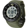 Forrader Orologio sportivo digitale da uomo, impermeabile, tattico, con retroilluminazione a LED, sveglia, data, orologio militare da uomo