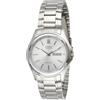 Casio Orologio da polso da uomo al quarzo classico cinturino in acciaio inox grigio cassa in ottone display analogico bianco - MTP-1239D-7A