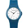 TONSHEN Donna Orologio Semplice Plastica Cassa e Gomma Cinturino Analogico Quarzo Impermeabile Orologi da Polso (Blu)