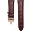 Moonbaby 18/19/20/21/22/23/24/26/28mm da uomo in vera pelle assorbimento del sudore cinturino a sgancio rapido per orologio al quarzo, orologi meccanici