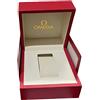 ROUREOX Guscio Rigido Conservazione Cofanetto Orologio Rosso Strutturato Finitura Morbido Fodera Protezione Porta Uomo Accessori Scatola per OMEGA