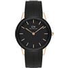 Daniel Wellington Iconic Orologi Rose Gold Rubber