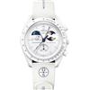 Swatch Orologio da Polso Moonswatch Omega X Mission to Earthphase Moonshine Gold Cold Moon Dicembre