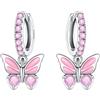 CYMYSS Orecchini pendenti in argento 925 con zirconi, orecchini pendenti in argento 925, da donna, regalo per donne, fidanzate, mamma, Gemeinsam (Verwendung), Argento sterling, Nessuna pietra preziosa