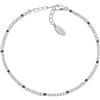 Amen Bracciale Tennis Unisex Argento 925 Gioiello Tennis Mania trendy cod. BT1B7BBL17