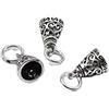 BBDMind 5 ciondoli a campana in argento Sterling 925 a forma di campana, stile bohémien, campanella, campanella, ciondolo a spirale