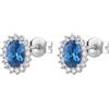 Brosway Orecchini Donna, Orecchini a Lobo in Argento e Freedom Blue | Collezione FANCY - FFB12