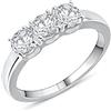 Anellissimo Anello trilogy cuori anniversario donna argento 925 con zirconi - 16