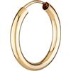 NKlaus EINZEL 585 oro giallo CREOLA orecchino orecchino orecchino rotondo oro 20mm 1853