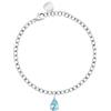 BLUESPIRIT Bracciale Donna in Acciaio, Cristalli, Collezione Trendy, Regalo Amica - P.31T605002200