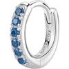 Brosway Orecchino Singolo Donna, Orecchino a Cerchio in Argento e Freedom Blue | Collezione FANCY - FFB80