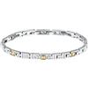 Morellato Bracciale Uomo in acciaio, Oro giallo 18 carati, collezione Gold - SATM27