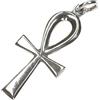 NKlaus - Ciondolo a catena Ankh - Argento 925 - Ossidato - Simbolo egiziano - 3 cm - Ciondolo amuleto 7926