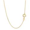 NKlaus 45.0cm Catena ad ancora diamantata 585 oro giallo 14 carati W: 1mm G: 1,8g Collana 10839