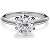 PERIMADE Fede nuziale da donna con moissanite da 0,5 ct 1 ct 1,5 ct 2 ct 3 ct 5 ct moissanite colore D, certificato VVS1, anello di fidanzamento impilabile in argento Sterling 950 placcato platino 925