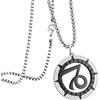 555Jewelry Ciondolo in acciaio inossidabile con segno zodiacale oroscopo per uomini e donne ‎, Metallo, Nessuna pietra preziosa