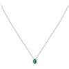 Morellato Collana Donna in Argento 925‰, Zircone Verde, Collezione Tesori - SAIW151