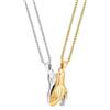 Hmsanase Trend Collana Uomo Donna Gioielli Ciondolo Pendente Necklace Collana Con Ciondolo Per Coppia Per Donna E Uomo Ciondolo Geometrico Regolabile Con Palma, Regalo Mano Nella Mano, Argento E Nastro