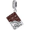 Teleye Braccialetto Charm Bead Ciondolo fai da te Ciondolo in argento sterling 925 adatto a collana bracciale Pandora, braccialetto europeo con ciondoli