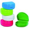 EUROSIMASHOP Ortho-Box Porta Protesi per apparecchi ortodontici mobili e protesi in plastica antiurto (colori assortiti) conf. 25 pz