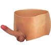 realGOOS Penis Boxer strap on con pene fallo realistico indossabile 100% silicone da 18 cm