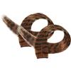 Sharplace 2 pezzi di extension per capelli colorati, accessori per capelli per donne, bambine, moda, copricapo colorato, meches per cosplay, Marrone