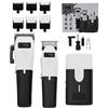 TPOB Play Barber - Set di 3 tagliacapelli da uomo, 7500 rpm, con manici in gomma, colore: Bianco