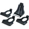 vhbw set di attacchi compatibile con Philips serie SensoTouch 1100 RQ1195 rasoio elettrico - 4 pezzi, kit con pettine da 3mm / 5mm / 7mm