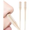 Generisch Nostril Hair Trimmer, Rasoio per capelli da uomo, 2 strumenti per la cura per adulti maschi e femmine, con design rotante sicuro per la della bellezza