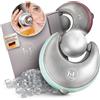 JvF Beauty Rullo per ghiaccio viso e corpo - Ice Roller per massaggio viso e raffreddamento - Rullo viso riutilizzabile contro gonfiore, occhiaie e rughe, idea regalo Skincare Beauty Tool | Blu