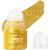 LOPHE Gel Glitter Corpo, Roll-on Body Holographic Glitter, Unghie, Occhi, Labbra, Capelli, Festival(Oro)
