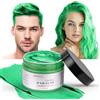 LOPHE Cera Colorata per Capelli, Colore Temporaneo Lavabile, Hair Colour Opaca Naturale per Halloween, Cosplay, 100g (Verde)