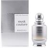 KHADLAJ PERFUMES Musk Couture 100ml Eau de Parfum di Khadlaj - Fragranza con fresco bergamotto gelsomino giacinto crostata rabarbaro elegante mughetto caldo ambra sensuale muschio e tonka