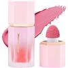 LOPHE Blush Liquido, Crema di Fard Liquido con Lunga Durata, Fard in Crema Liquida Non Appiccicoso, Blush Make Up per Aspetto Naturale(Esagono 01#)