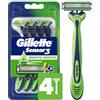 Gillette Sensor, Disposables, Sensitive, 4ct