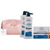 FEI FAN SET ANTICADUTA & ANTIFORFORA: Shampoo Ultra Riequilibrante 400ml + Trattamento In Fiale, Per Cute Con Problemi Di Forfora (10 Fiale Monodose 7ml) + Pochette (Colori Assortiti) (2xSh+Fiale+Pochette)