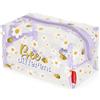 Legami - Trousse Porta Trucchi, Makeup Queen, in Metallo e TPU, Tema Bee, Pochette Capiente, Chiusura con Zip, 18x14 cm