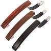 ULTECHNOVO Set 3 Pezzi Mollette Chioma Donna in Legno di Sandalo Vintage Minimaliste Molla Forte e Design Elegante per Uso Quotidiano