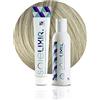 Pop Italy Soielixir Tinta Permanente per Capelli in crema SENZA Resorcina, Parafenilendiammina e Ammoniaca 93 Colori - 100 ml - (Pack Tinta + Ossigeno 20 vol. - 9/07 Biondo Chiarissimo Freddo)