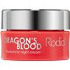 Rodial Dragons Blood Hyaluronic Night Cream Mini 10 ml, Overnight Skin Perfecting Moisturizzer, Acido ialuronico, Squalane and Shea Butter for Skin Hydration, Quickly-Absorbing Formula